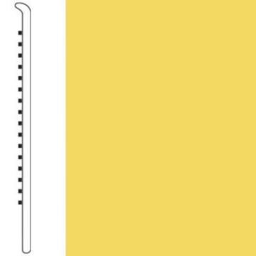 Picture of Roppe - Pinnacle Rubber Wall Base 5 1/2 (No Toe Base) Daffodil