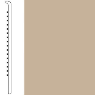 Picture of Roppe - Pinnacle Rubber Wall Base 5 1/2 (No Toe Base) Latte