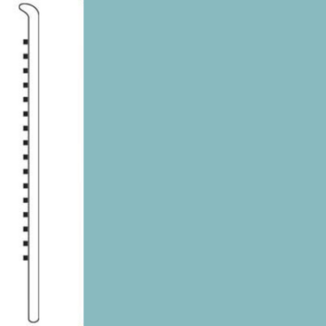 Picture of Roppe - Pinnacle Rubber Wall Base 6 (No Toe Base) Sea Glass