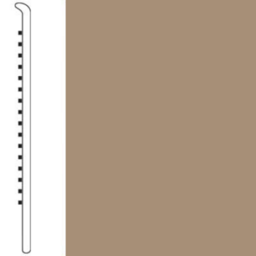 Picture of Roppe - Pinnacle Rubber Wall Base 6 (No Toe Base) Sepia