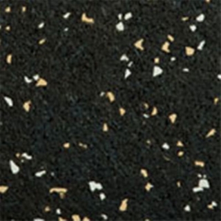 Picture of Roppe - Recoil Fitness Flooring Interlocking Tiles 20% Chip 3/8 Gauge Bisque Ivory