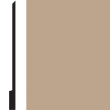 Picture of Roppe - Contours Wall Base 00 Simplicity Camel