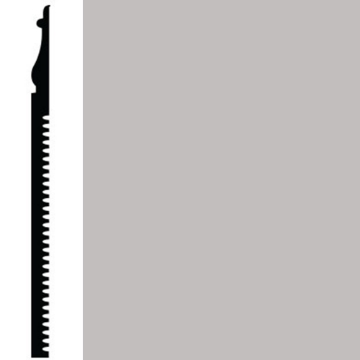 Picture of Roppe - Contours Wall Base 55 Nobility Smoke