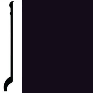 Picture of Roppe - Contours Wall Base 90 Intrigue 5.5 Black