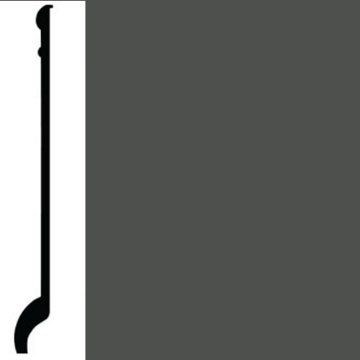 Picture of Roppe - Contours Wall Base 90 Intrigue 5.5 Black Brown