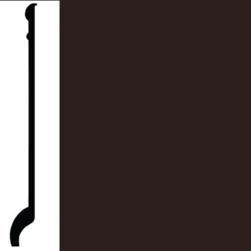 Picture of Roppe - Contours Wall Base 90 Intrigue 5.5 Brown