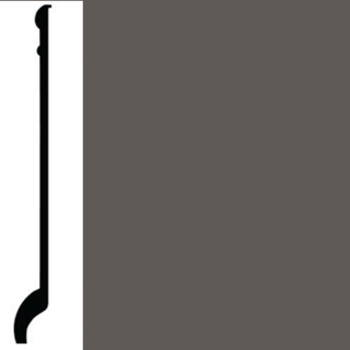 Picture of Roppe - Contours Wall Base 90 Intrigue 5.5 Burnt Umber