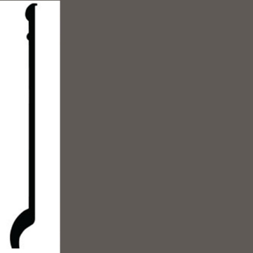 Picture of Roppe - Contours Wall Base 90 Intrigue 5.5 Burnt Umber