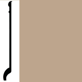 Picture of Roppe - Contours Wall Base 90 Intrigue 5.5 Camel