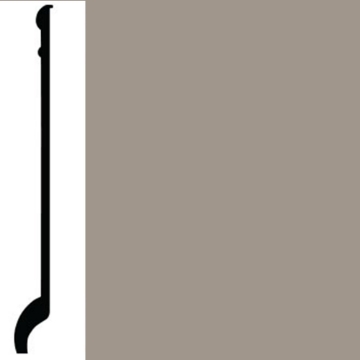 Picture of Roppe - Contours Wall Base 90 Intrigue 5.5 Pewter