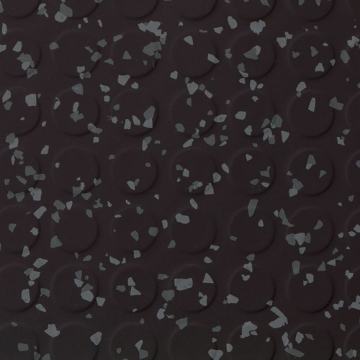 Picture of Roppe - Symmetry Raised Circular Vantage Black