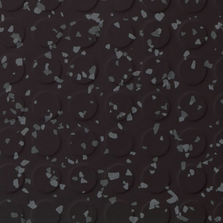 Picture of Roppe - Symmetry Low Profile Raised Circular Black