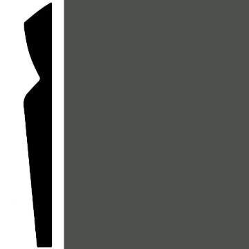 Picture of Roppe - Contours Wall Base 80 Divine Black Brown