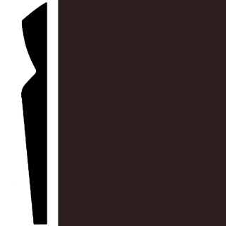 Picture of Roppe - Contours Wall Base 80 Divine Brown