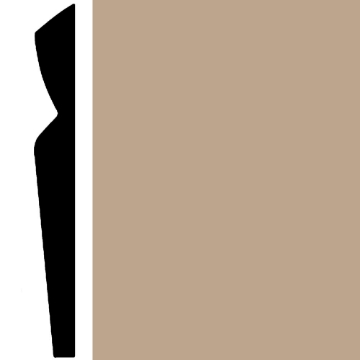 Picture of Roppe - Contours Wall Base 80 Divine Camel