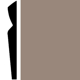 Picture of Roppe - Contours Wall Base 80 Divine Fawn