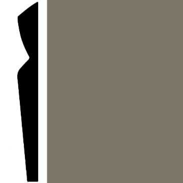 Picture of Roppe - Contours Wall Base 80 Divine Lunar Dust