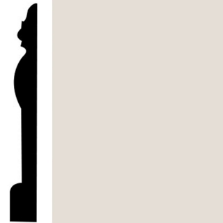 Picture of Roppe - Contours Wall Base 45 Novel 4.5 Natural