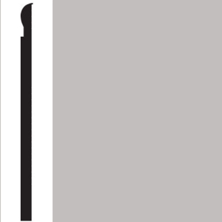 Picture of Roppe - Contours Wall Base 85 Fashion 6.25 Smoke