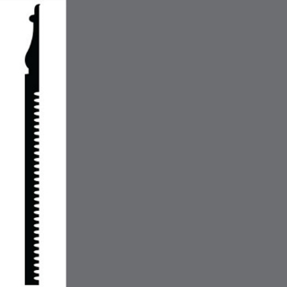 Picture of Roppe - Contours Wall Base 55 Nobility Charcoal