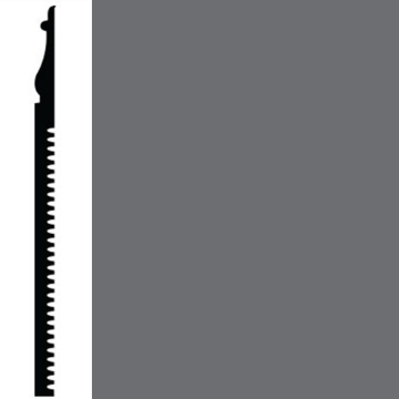 Picture of Roppe - Contours Wall Base 55 Nobility Charcoal