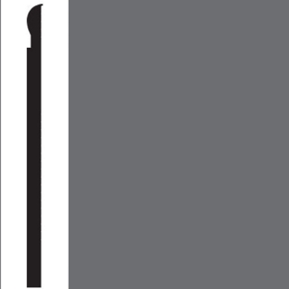 Picture of Roppe - Contours Wall Base 85 Fashion 4.25 Charcoal