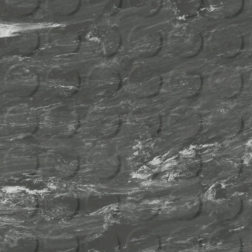 Picture of Roppe - Raised Design Marbleized Low Profile Raised Circular Black Brown