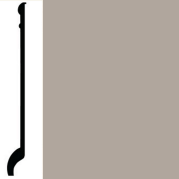 Picture of Roppe - Contours Wall Base 90 Intrigue 4 Greige