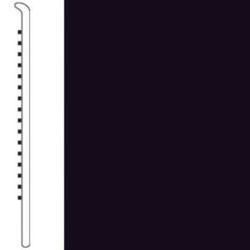 Picture of Roppe - 700 Series Wall Base 4.5 (No Toe Base) Black