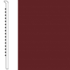 Picture of Roppe - 700 Series Wall Base 4.5 (No Toe Base) Cinnabar