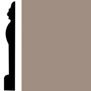 Picture of Roppe - Contours Wall Base 45 Novel 4.5 Mocahchinno