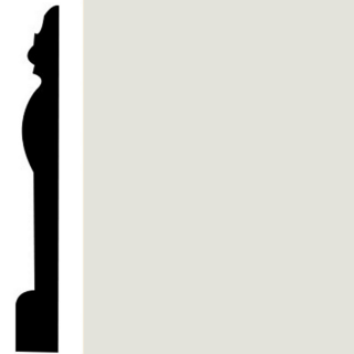 Picture of Roppe - Contours Wall Base 45 Novel 7.75 Calla Lily