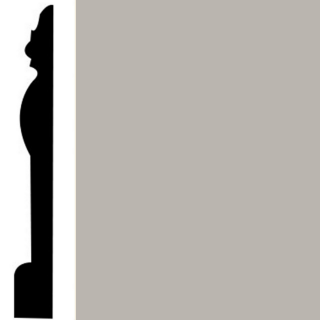 Picture of Roppe - Contours Wall Base 45 Novel 7.75 Somber