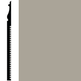 Picture of Roppe - Contours Wall Base 55 Nobility Ashen