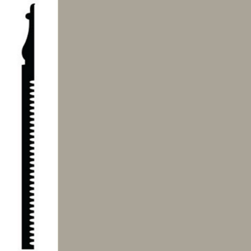 Picture of Roppe - Contours Wall Base 55 Nobility Ashen