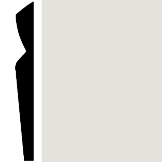 Picture of Roppe - Contours Wall Base 80 Divine Calla Lily