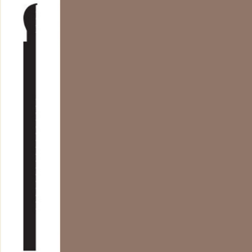 Picture of Roppe - Contours Wall Base 85 Fashion 6.25 Gingerbread