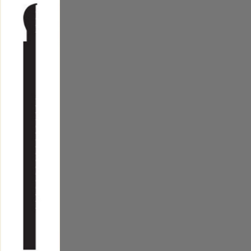 Picture of Roppe - Contours Wall Base 85 Fashion 6.25 Battleship