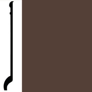 Picture of Roppe - Contours Wall Base 90 Intrigue 4 Espresso