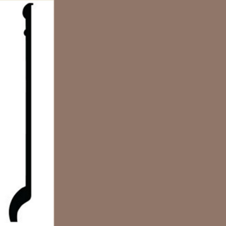 Picture of Roppe - Contours Wall Base 90 Intrigue 4 Gingerbread