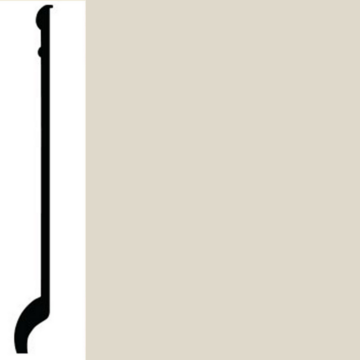 Picture of Roppe - Contours Wall Base 90 Intrigue 5.5 Parchment