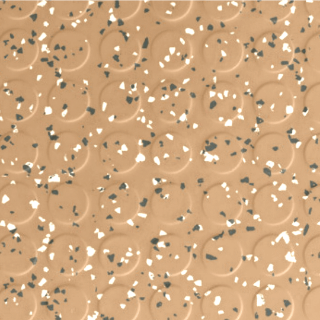 Picture of Roppe - Fiesta Raised Circular Vantage Caramelo