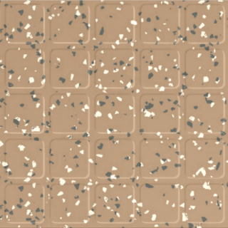 Picture of Roppe - Fiesta Raised Square Caramelo