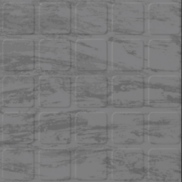 Picture of Roppe - Raised Design Marbleized Raised Square Asphalt