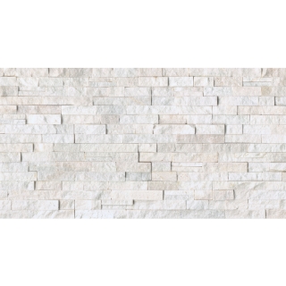 Picture of Bedrosians - Slate Stone Split Face Ledger 6 x 24 Glacier White