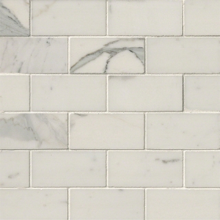 Picture of MSI - Marble Mosaics Brick 2 x 4 Polished Calacatta Gold