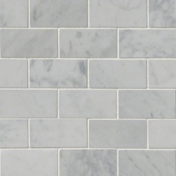 Picture of MSI - Marble Mosaics Brick 2 x 4 Polished Carrara White