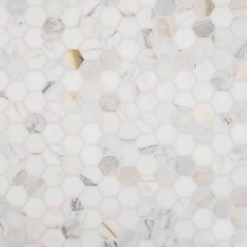 Picture of MSI - Marble Mosaics Hexagon 2 x 2 Polished Calacatta Gold
