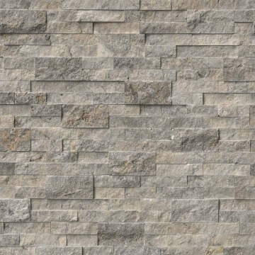 Picture of MSI - RockMount Stacked Stone Panels 6 X 24 Silver Travertine