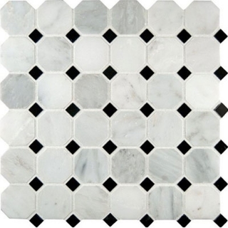 Picture of MSI - Marble Mosaics Octagon Polished Greecian White